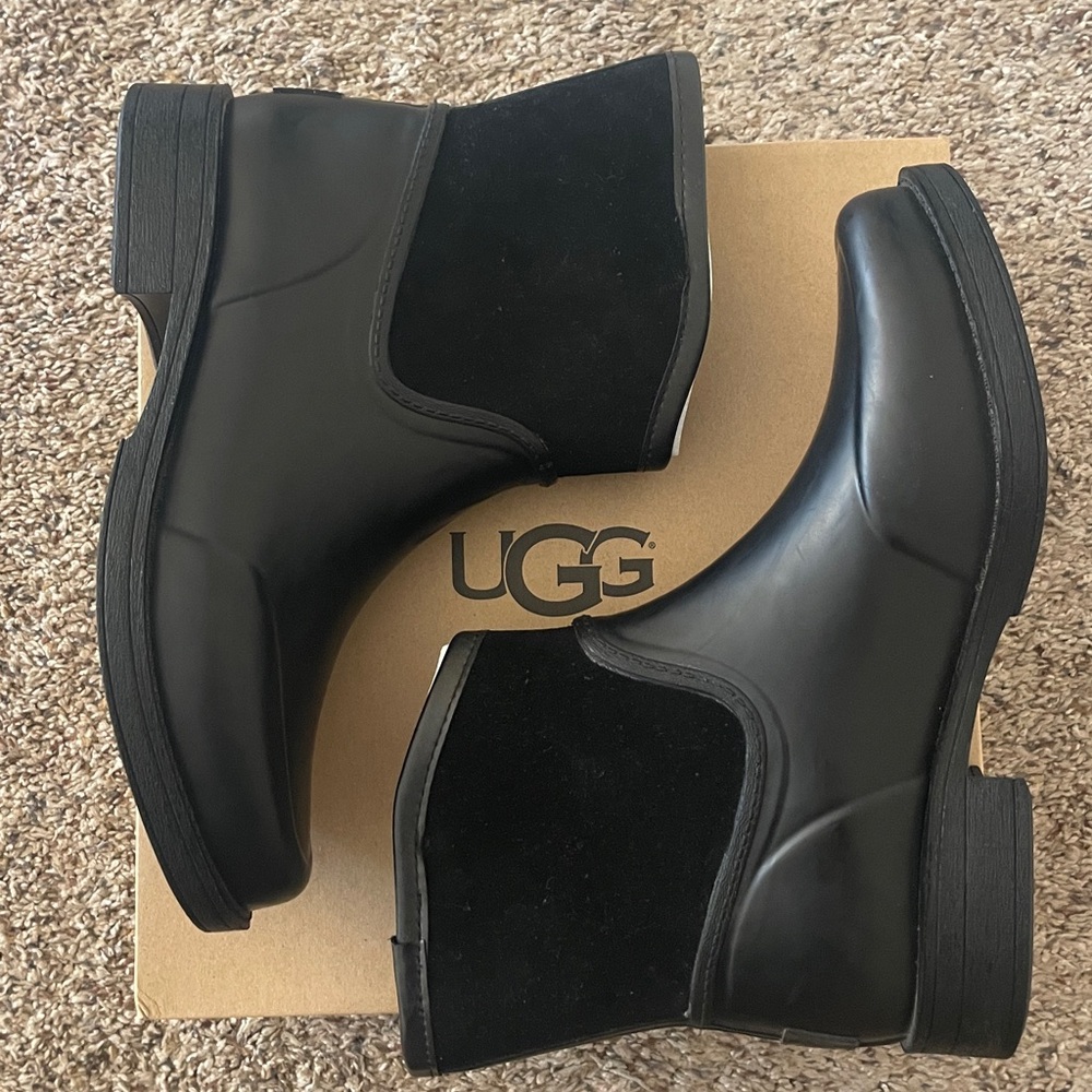 UGG Women PAXTON Textile Rain Boots 8